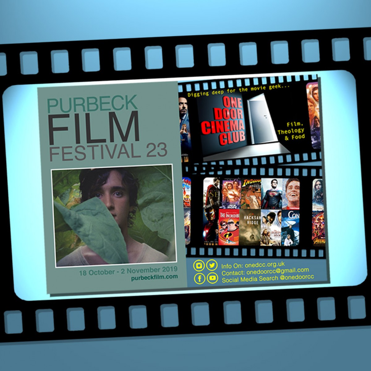 One Door Cinema Club is supporting The Purbeck Film Festival, 2019