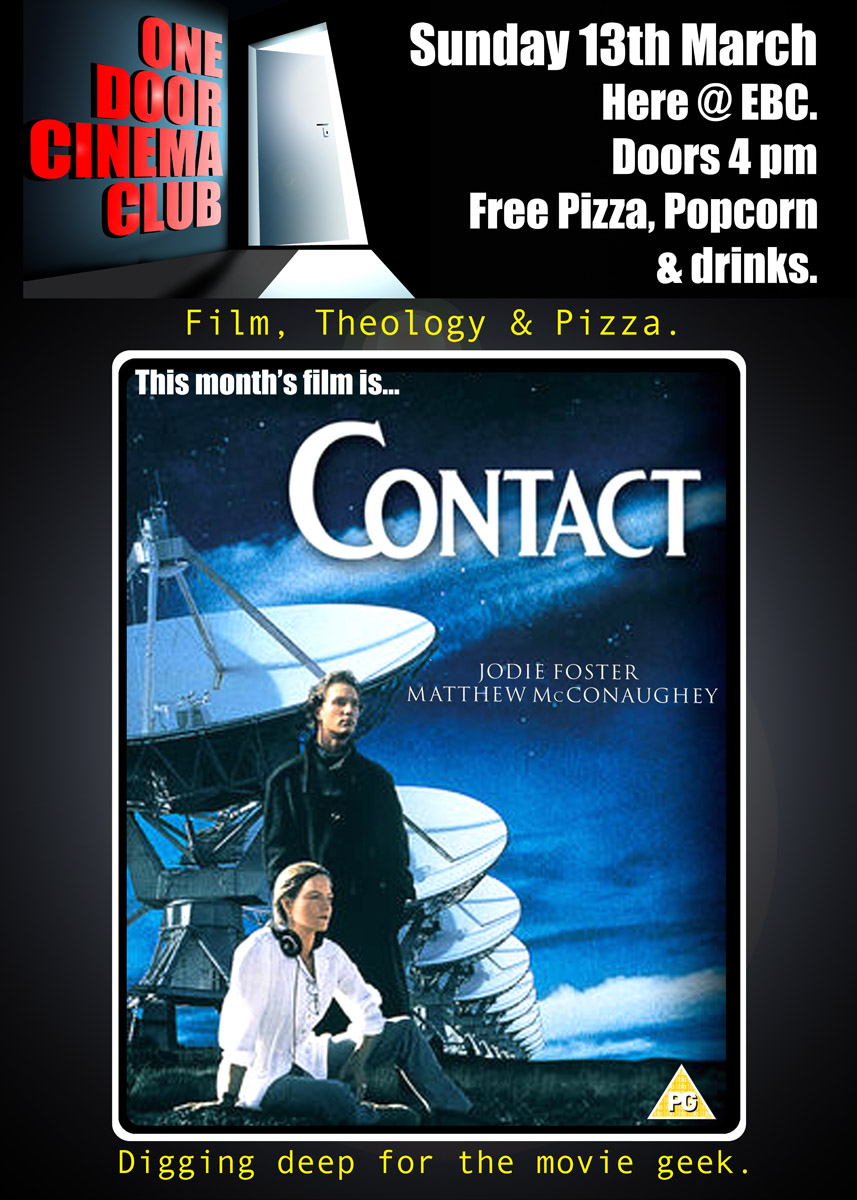 Contact at Emmanuel Baptist Church Poster of One Door Cinema Club Event presenting Contact at Emmanuel Baptist Church on 13/03/2016