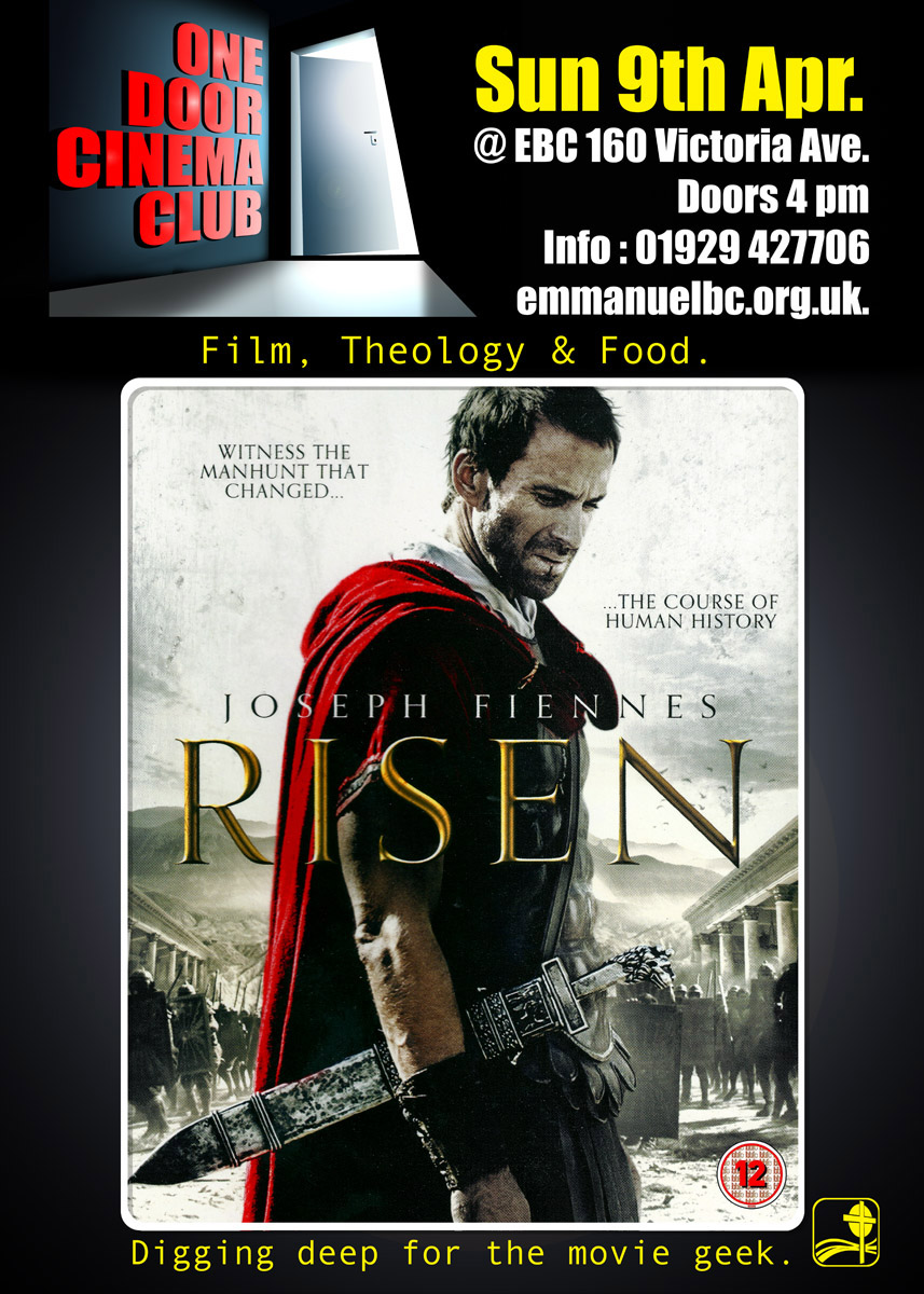 Risen at Emmanuel Baptist Church Poster of One Door Cinema Club Event presenting Risen at Emmanuel Baptist Church on 09/04/2017